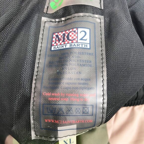 MC2 SAINT BARTH | Men’s Classic Camo Swim Shorts Side Stripe Size X-Large - Picture 7 of 14